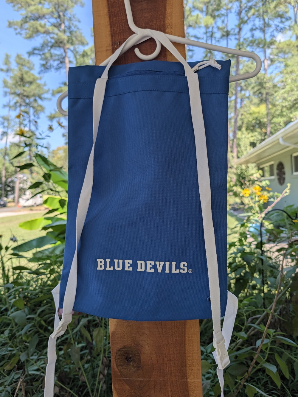 Nike Duke Blue Drawstring Backpack - Picture 2 of 2